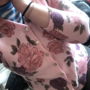 Vintage rose sweater